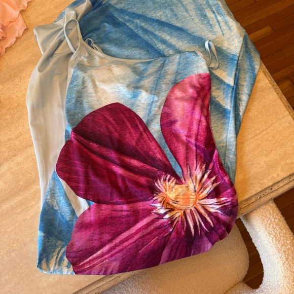 Vibrant Floral Tropical Maxi Dress - Picture 3 of 4